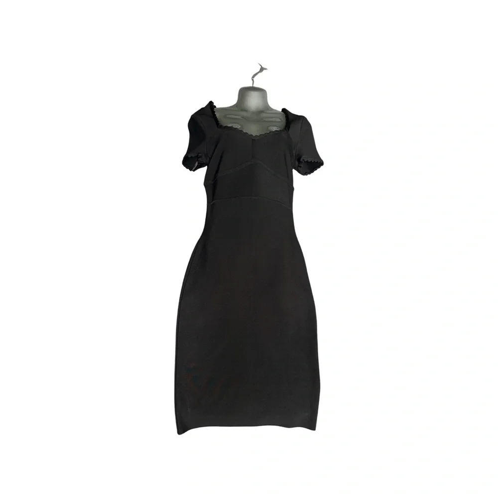 NWT Size L BCBGMAXAZRIA Womens Scalloped Sweetheart Dress - Picture 8 of 15